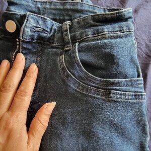 Shein super high-rise flare jeans